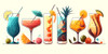 Mid Century Cocktails And Drinks 29 Poster Print - Ray Heere
