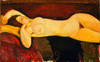 Amedeo Modigliani - Reclining Nude Arch Poster Print - Apple Collection Vintage