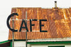Hope- Alaska- Rustic roof and cafe sign Poster Print - Janet Muir