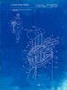 PP234-Faded Blueprint Golf Bag Patent Poster Poster Print - Cole Borders