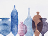 Vases 1 Blue Poster Print - Pernille Folcarelli