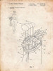 PP234-Vintage Parchment Golf Bag Patent Poster Poster Print - Cole Borders