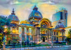 Bucharest Romania CEC Palace Poster Print - Pedro Gavidia