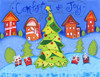 Christmas Village Poster Print - Valarie Wade