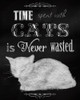 Time Spent With Cats Poster Print - Tina Lavoie