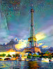 Paris France Eiffel Tower Poster Print - Pedro Gavidia