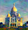 Paris France Basilica of the Sacred Heart Sacre Coeur Poster Print - Pedro Gavidia