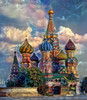 Moscow Russia Cathedral of Vasily the Blessed Saint Basil Poster Print - Pedro Gavidia