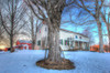 Winter Farm Poster Print - Robert Goldwitz