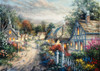 Down Cottage Lane Poster Print - Nicky Boehme