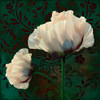 Poppies In Verdigris And Rust Poster Print - Tina Lavoie