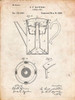 PP78-Vintage Parchment Coffee Percolator 1880 Patent Art Poster Print - Cole Borders