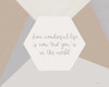 How Wonderful Poster Print - Louise Designs Lady