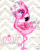 Pink is My Thing Flamingo Poster Print - Pike Art Sheena