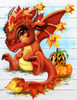 Autumn Lil DragonZ Poster Print - Pike Art Sheena