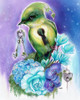 You Hold the Key Love Birds Collection Poster Print - Pike Art Sheena