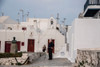 Streets of Mykonos Poster Print - Mona Singh