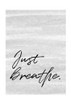 Just Breathe Poster Print - Aesthete