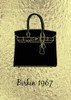 Golden Birkin Bag Poster Print - Aesthete