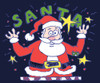 Santas Big Day Poster Print - Noble Fine Randy