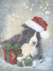 A Furry Santa Poster Print - Pam Britton