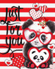 Panda Valentine Poster Print - Pike Art Sheena