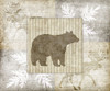 Decorative Lodge Bear 1 Poster Print - LightBoxJournal