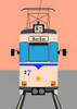 Berlin Tram Poster Print - Rosi Feist