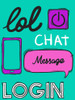 LOL Chat Poster Print - Kimberly Allen