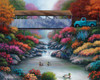 Spring Covered Bridge Poster Print - John Zaccheo