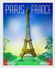 Springtime in Paris Poster Print - Red Truck Old