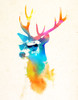 Sunny Stag Poster Print - Robert Farkas