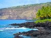 Kona Rocky Coast Poster Print - Melissa Nebula