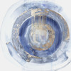 Round Blue Iris Poster Print - Studio PI