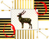 Gold Love Stag Poster Print - LightBoxJournal