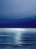 Moonlit Ocean Blue III Poster Print - Maggie Olsen
