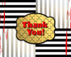 Black And Gold - Thank you 4 Poster Print - LightBoxJournal