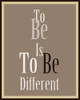 To Be Word Art Poster Print - Richard Homawoo