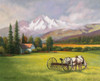 Harvest In The Rockies Poster Print - John Zaccheo