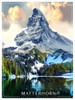 The Matterhorn Poster Print - Red Truck Old