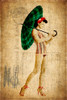 Pinup Girl in the Shade Poster Print - ArtLab GI