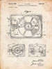 PP1009-Vintage Parchment Record Player Patent Poster Poster Print - Cole Borders