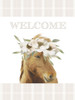 Floral Horse Flag 3 Poster Print - Leah Straatsma