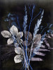 Bouquet Dark Blue Poster Print - Pernille Folcarelli