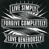 Honest Words - Live Simply Poster Print - Cory Steffen