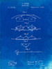 PP487-Faded Blueprint Eye Glasses Patent Poster Poster Print - Cole Borders