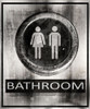 Farm bathroom signs 1 Poster Print - LightBoxJournal