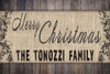 Personalized Christmas Sign V13 Poster Print - LightBoxJournal
