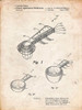 PP484-Vintage Parchment Stacking Measuring Cups Patent Poster Poster Print - Cole Borders