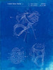 PP239-Faded Blueprint Golf Walking Bag Patent Poster Poster Print - Cole Borders